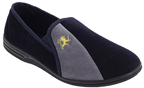 Zedzzz Aaron Lion Motif Twin Colour Full Indoor Slippers