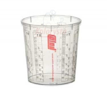Colad 10x Mischbecher mit Maßstab 1400 ml LACK FÜLLER - Becher ohne Deckel