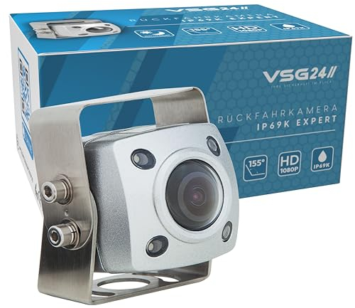 VSG IP69K-Professional/extrem robust/höchste Schutzklasse IP69K / 154° & 1080P / 12Volt / Nachtsicht/Heavy-Duty/PRO-Expert Serie