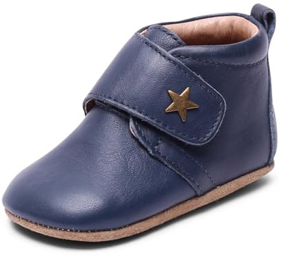 Bisgaard Unisex Kinder Baby Star Hausschuhe, Navy, 25 EU