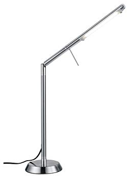 Trio Leuchten LED Tischleuchte Filigran 520490107, Metall Nickel matt, 1x 6 Watt, Tastdimmer