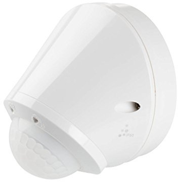 Legrand 048946 Détecteur de Mouvement Autonome Eco1 3 Fils avec Neutre IP55, Fixation au mur ou au Plafond en Saillie, Blanc