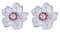Helen de Lete Little Japan Sakura Ohrringe Sterling-Silber 925, Sterling Silber