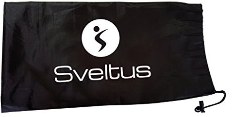 Sveltus Sac de Rangement pour Rouleau de Massage Mixte Adulte, Noir