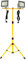 Trango - 2x 20Watt LED Arbeitstrahler - Baustrahler G1504-206W*2-6000K Tageslicht - Inkl. je 3m Zuleitung - Stativ Höhenverstellbar 66-170cm - Arbeitsleuchte