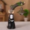 Spirited Away Figuren, niedliche Studio Ghibli Miyazaki Kein Gesicht Mann mit Nachtlicht Action Figur Spielzeug für Kinder Geschenk für Haus Garten Dekoration Reading