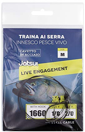 JATSUI Lenza Traina Serra Inn. Pesce Vivo, Size S