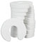 Relaxdays Foam Door Stopper Set of 20 Schaumstoff-Türstopper 20er Set, für Schubladen, Baby & Kind, Fingerschutz, Quetschschutz, HWD 2x9x10,5cm, Weiß, 100, 2x9x10.5 cm