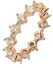 Xenox Damen Ring Sterling Silber 925 Rosé vergoldet mit Zirkonia Steinen - Crush XS2038R, Ringgröße (Durchmesser):56 (17.8 mm Ø)
