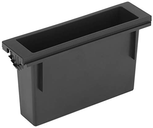 Qiilu Single Din Radio Pocket, Car Stereo Radio Storage Box Inner Organizer Fits for