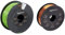 Amazon Basics 3D-Drucker-Filament aus PLA-Kunststoff, 1,75 mm, Knallgrün, 1-kg-Spule & 3D-Drucker-Filament aus SILK-PLA-Kunststoff, 1,75 mm, 1-kg-Spule, kupferfarben