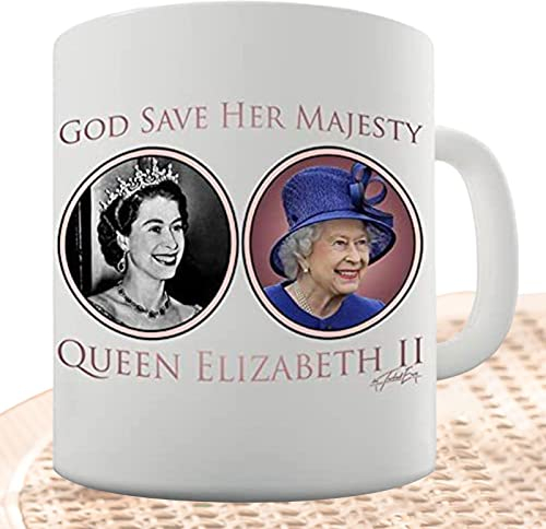 Queen Elizabeth II Tasse, kreatives Erinnerungsstück, Souvenir 1952–2022, Erinnerung an Ihre Majestät, Thank You Ma'am