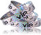 500 Stück VIP Armbänder, VIP-Armbänder aus Papier Party-Armbänder, Papierarmbänder, VIP-Armbänder für Veranstaltungen, Eingang, VIP-Party, Musikfestival, Konzerte (Holografisches Silber)