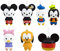 Hallmark Disney Mickey Mouse Mystery Weihnachtsschmuck, bruchsicher, 2 Stück