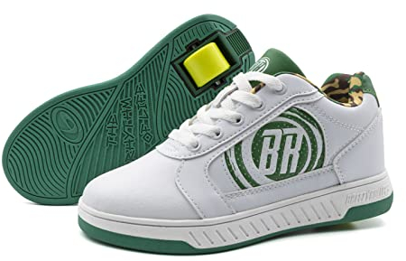 BREEZYROLLERS 2223122, Rollschuh, Schuhe mit Rollen, 2-in-1 Kinderschuhe, Skateboardschuhe, Sneakers (eu_Footwear_Size_System, Little_Kid, Numeric, medium, Numeric_31)