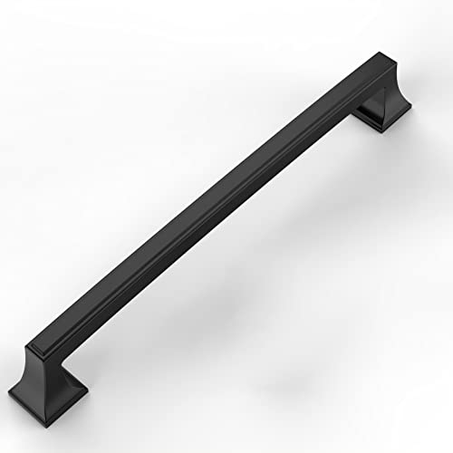 Amerdeco 6 Pieza Tiradores Cocina 192mm Tiradores Armarios Negro Tirador Puerta Tiradores Cajones de Aleación de zinc Muebles Tirador UK0018…