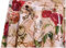 Wachstuch Tischdecke 110 x 140cm, Wachstischdecke abwaschbar, Wachstuchtischdecke wasserabweisend (Rose rot beige 122a)