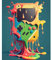 Malen nach Zahlen für Erwachsene Spiel Bild Malen nach Zahlen für Anfänger DIY-Ölgemälde-Set Leinwand Zeichnen Malen mit Pinseln für Kinder Kunsthandwerk für Zuhause Wanddekoration 40 x 50cm (gerahmt)