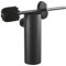 Generic Black Wall Mounted Toilet Brush with Holder, 304 Stainless Steel Bristles, Nylon Brush, Includes Installation Hardware