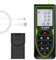 Green Laser Distance Meter 393.7ft – USB Rechargeable Digital Laser Measure with Angle Sensor, Backlit LCD, Area/Volume/Pythagorean, ±3mm Accuracy, Electronic Measuring Tool for Construction & DIY