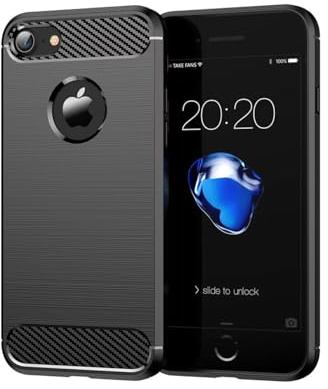 Sidande Case for iPhone 6 Plus Case, iPhone 6S Plus, Apple 6 Plus Case, Ultra Slim Phone Cover with Shock-Absorption TPU Rubber Protective Cases for iPhone 6 Plus Black