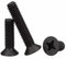 FandWay Senkkopfschraube mit Kreuzschlitz nach Norm DIN 965 Maschinenschrauben, M6x12/16/20/30/40mm Schwarz Kohlenstoffstahl Flachkopf Gewindeschrauben Set mit 1 Wrench (15 Je Größe)
