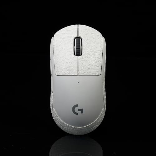 JIROAOTIC Nastro adesivo per mouse compatibile con Logitech G Pro X Superlight GPW GPXS G Pro X Superlight 2 Gaming Mouse Skate Lizard Skin Antiscivolo Succhiare Sudore Adesivo Pre-Cut