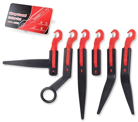 Gomake Vinyl Wrap Guard Cutter Knife Window Tinting Cutter Precision Automotive Safety Cutting Tool for Car Wrapping, Window Tinting,Decals,Signs, Wrap Film and Other Car Vinyl Cutting(W200)