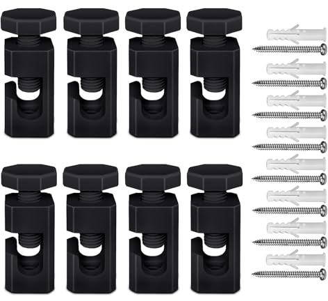 QuirkLz Set di 3 Decentratore da Soffitto da parete e soffitto, Decentratore Lampadario, Decentratore a Soffitto, Decentratore Cavo Elettrico, fermacavi a muro, installazione per progetti fai da te