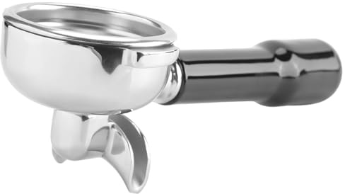 Qiaohome Portafiltro de acero inoxidable para cafetera de 58 mm, para boca Expobar, E61, FAEMA