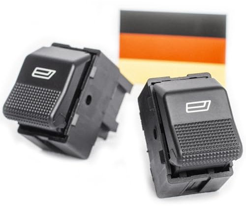 WoWMarkt 2x interruptor de elevalunas para VW Polo 6N2 6X0959855B Lupo 6X16E1 Seat Córdoba 6K2 Seat Ibiza III 6K1 botón botonera de ventanilla eléctrica control de ventana