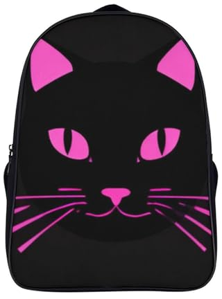 ZHENGYBB Cat Rucksäcke Kinder Schulrucksack Schultasche 3D-gedruckte Cartoon Anime Schultaschen Für Jungen Grund- Und Mittelschüler Schulranzen 40x28x16cm