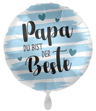 NEU Folienballon - Papa Du bist der Beste - ca. 45cm Durchmesser