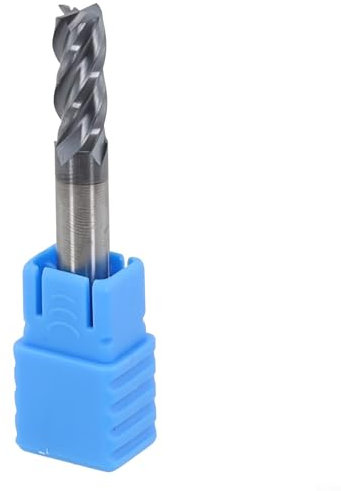 Lastdaytime AlTiN Coating - Fresa de carburo sólido de 4 dientes, todas las fresadoras manuales o CNC, utilizadas para herramientas de acabado y desbaste, 1 mm ~ 12 mm (6 mm)