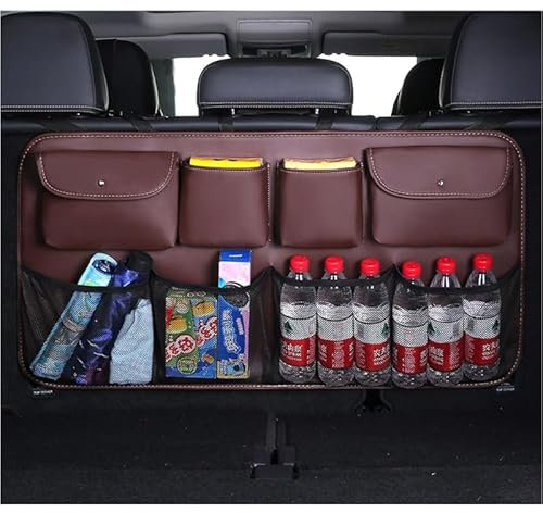 gengpingni Auto Aufbewahrungstasche Organizer Für Subaru Outback MK5 2014-2019,Taschen mit Starkes Tuch in premiumqualität,B/Coffee