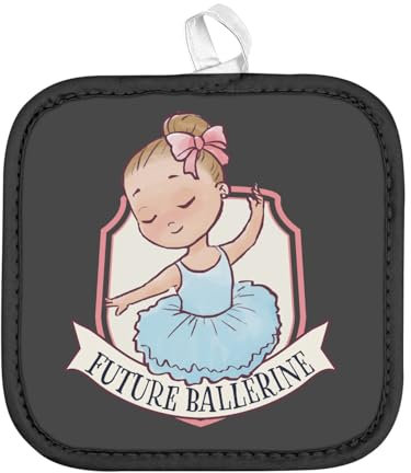 Manique de Cuisine - Future Ballerine Danse Classique Sport - (17 x 17 cm)