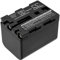 TollCor Batteria di ricambio da 2800 mAh/7,4 V per Sony DSR-PDX10, HDR-HC1, HVL-IRM, HVL-ML20M (video subacqueo Li, HVR-A1, HVR-A1J, Video Walkman GV-D1000, P/N: NP-QM71D