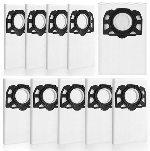 SEEALLDE Staubsaugerbeutel für Kärcher WD2 WD3 KWD1 KWD2 KWD3 WD3.200-WD3.800M KFI 357 Beutel für Kärcher MV3 SE4001/SE4001Plus/SE4002 K2201-K2901 K3000 Plus und A2200-A2901F