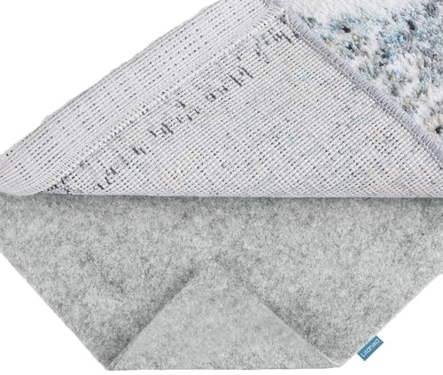 LITANIKA - Essential Carpet Underlay - 4'x6' - 1/4 Thickness - 100% Felt Padding - Floor Protection Rug Pads - Suitable for All Floor Types and Finishes, Grey