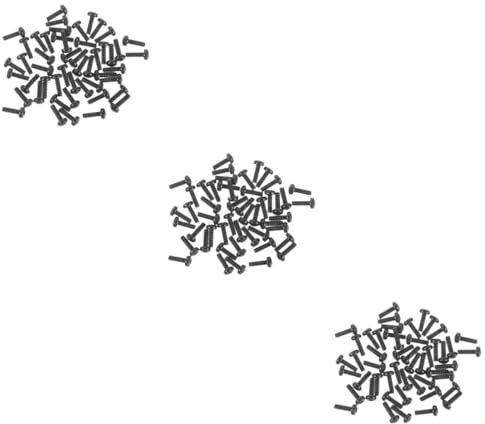 ABOOFAN 3 Sätze Pflaumenblütenschrauben Aus Edelstahl Ring Maschinenschraube Für Den Innenbereich Ersatz Für Türklingelschraube Sicherheitsschrauben Ersatzschrauben 100 Stück * 3
