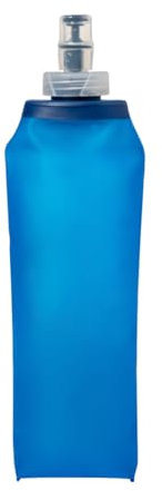 Genérico Botella de Agua Plegable para Running, 500 ml, Azul