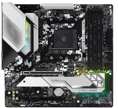 motherboard Fit For ASRock Brand B550 Steel Legend Motherboard AM4 Supports Ryzen 9 5950X Ryzen 7 5800X3D 5700x3D CPU DDR4 PCIe4.0 M.2 ATX AM4