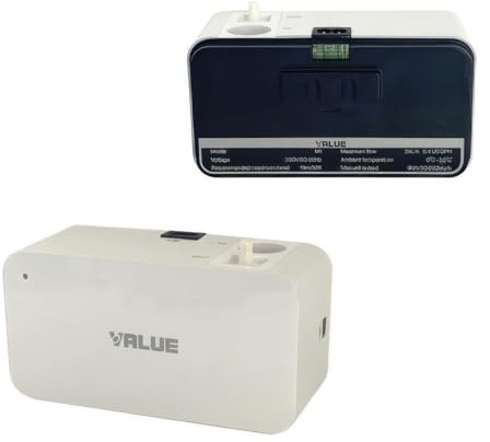Mini bomba de condensados silenciosa con sensor de nivel, bomba de drenaje para aire acondicionado hasta 25 kW, 40 L/h, elevación 10 m