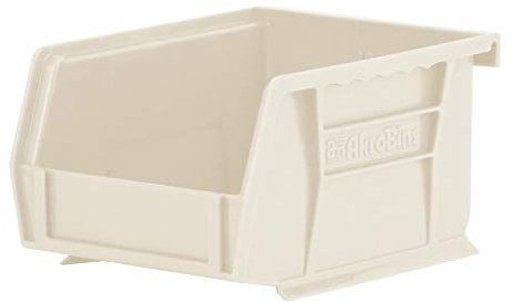 Akro-Mils 30210 Plastic Storage Stacking Hanging Akro Bin, 5-Inch by 4-Inch by 3-Inch, Stone, Case of 24