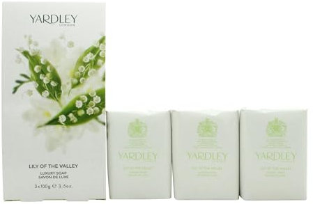 Lily of the Valley by Yardley Soap Trio 3 x 100 g