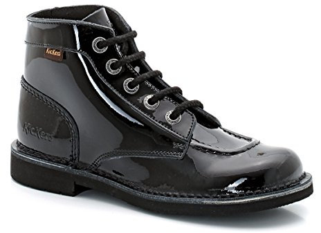 Kickers Kick col, Stivali Classici, Noir (Noir Vernis Perm 83), 41 EU