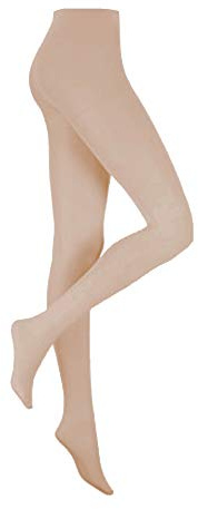 Silky Girls Dance Ballet Tights Full Foot (1 Pair) (5-7 Years) (Tan)