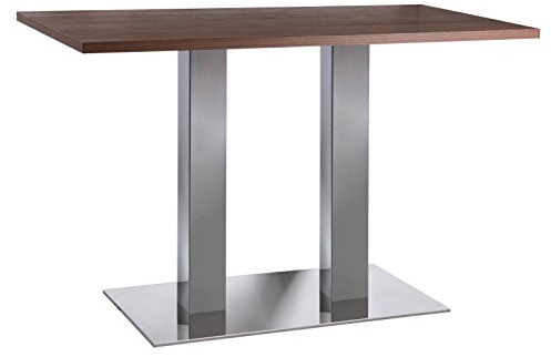 durante Tischgestell Edelstahl/Chrom Tischsäule 2-Säulen H 710 mm 450 kg Belastbarkeit