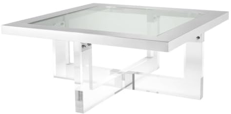 Casa Padrino Luxus Couchtisch 100 x 100 x H. 43 cm - Designer Wohnzimmertisch