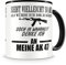Samunshi® Ich denke an meine AK 47 Tasse Kaffeetasse Teetasse Kaffeepott Kaffeebecher Becher